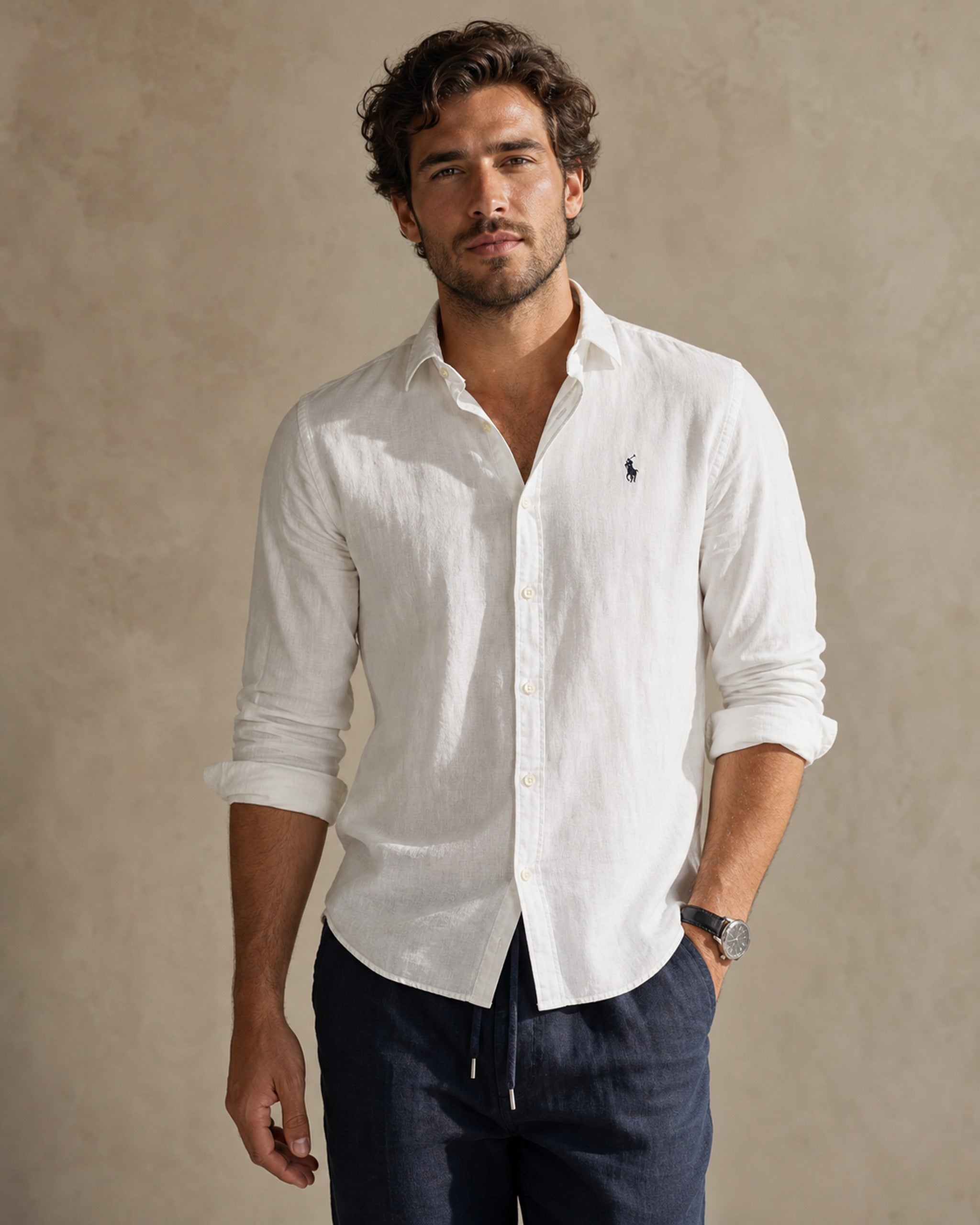 Polo Ralph Lauren Cotton Shirt — White