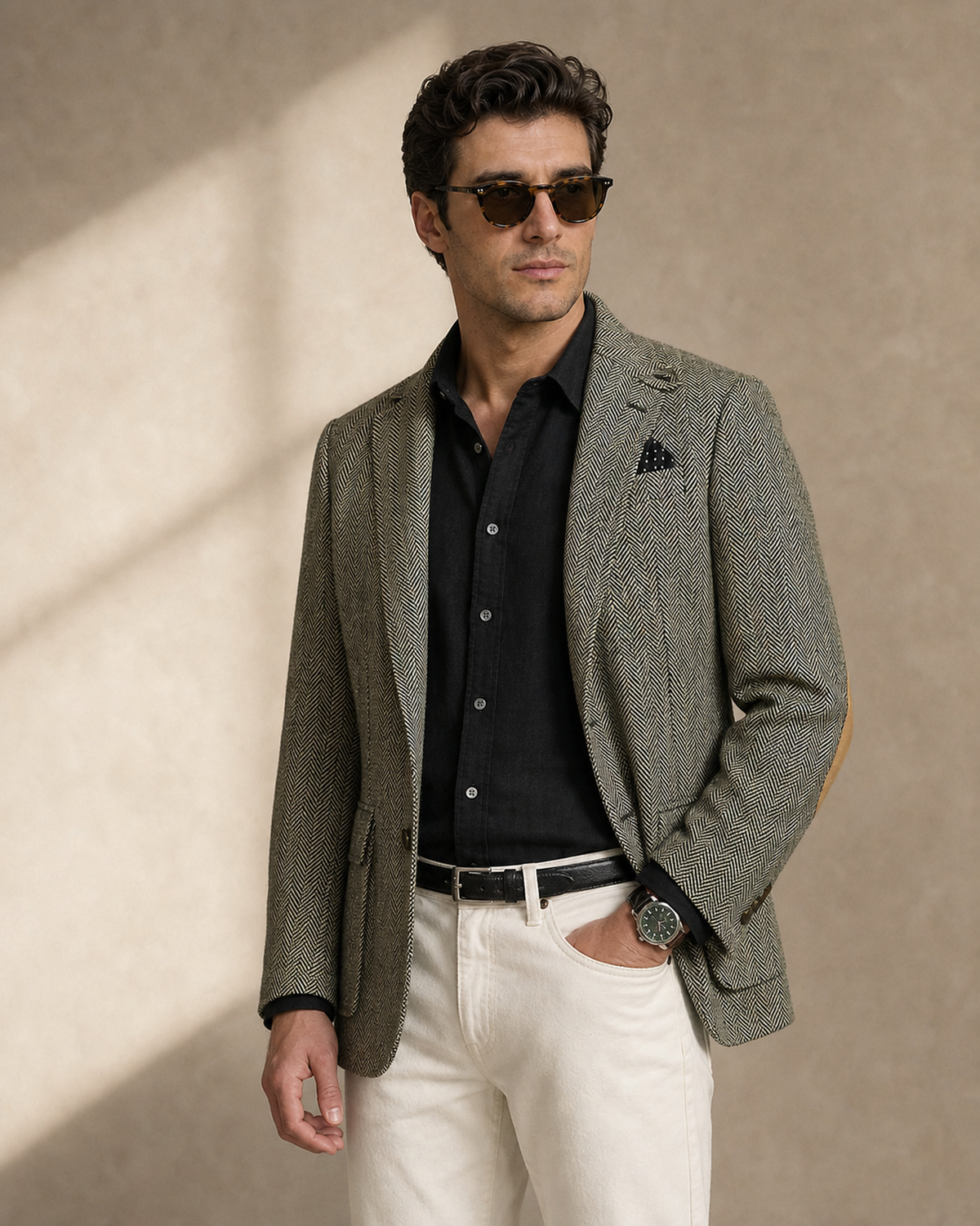 HUGO Textured Shirt — Black