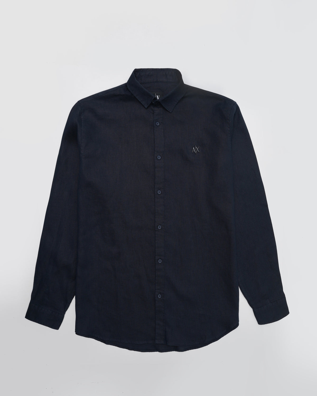 Armani Exchange Textured Shirt — Navy