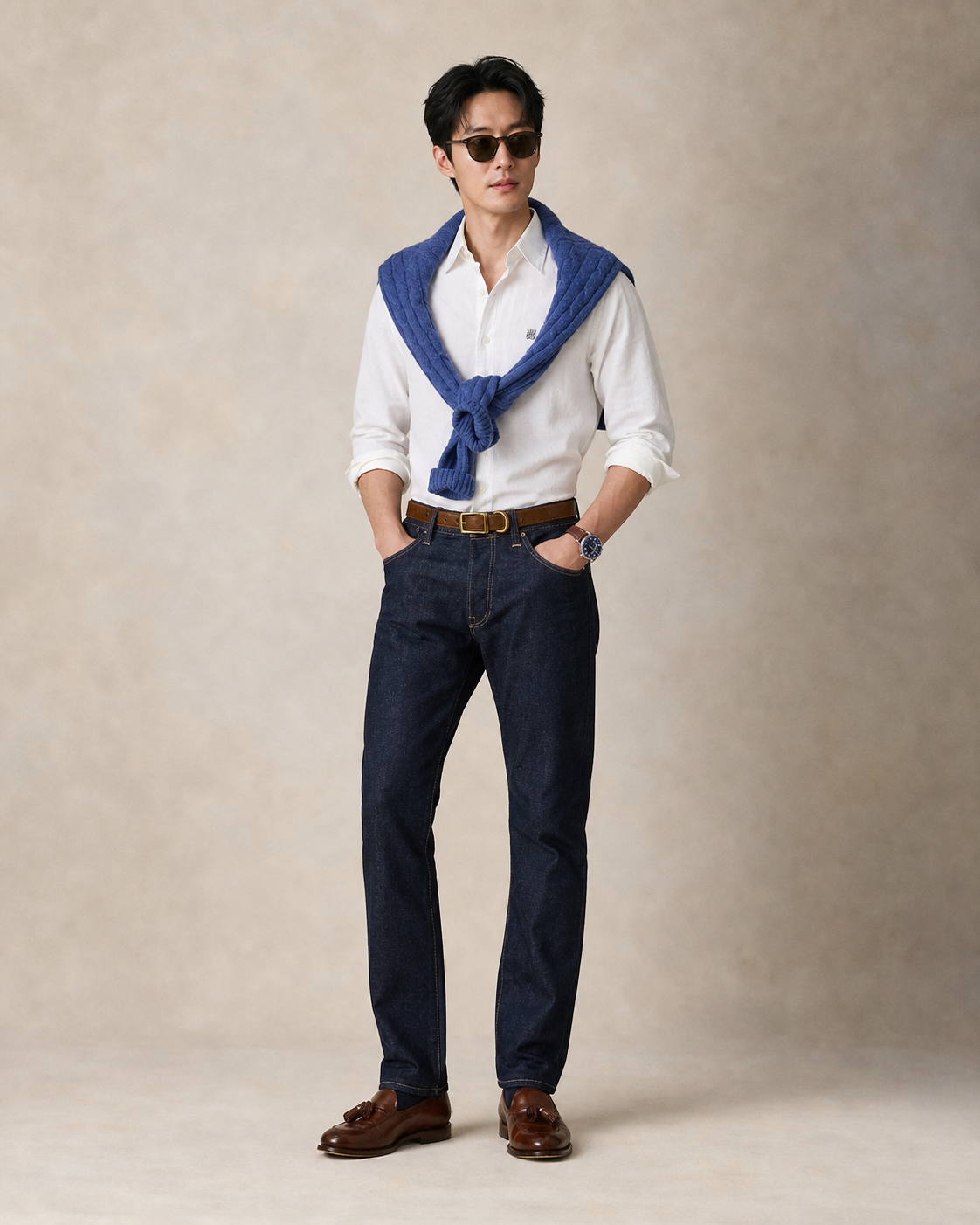 HUGO Textured Shirt — White