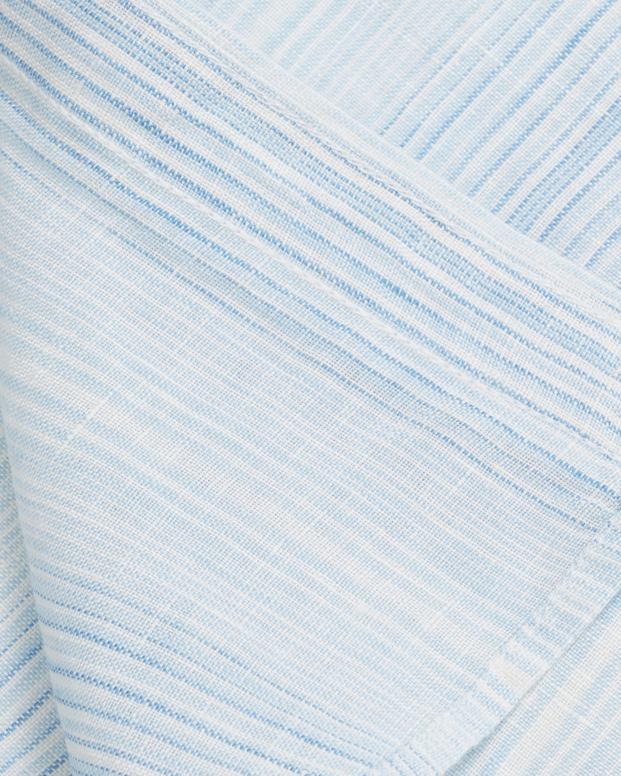 Polo Ralph Lauren Cotton Shirt — Sky Blue Stripe