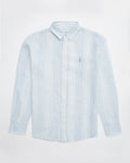 Polo Ralph Lauren Cotton Shirt — Sky Blue Stripe