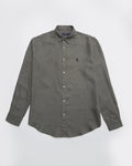 Polo Ralph Lauren Cotton Shirt — Stone Grey